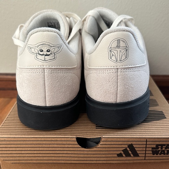 NWT ADIDAS STAR WARS MANDALORIAN GRAND COURT 2.0 SHOES Men’s Size 11.5 - Picture 5 of 7